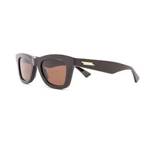 BOTTEGA VENETA BROWN SQUARE CLASSIC SUNGLASSES